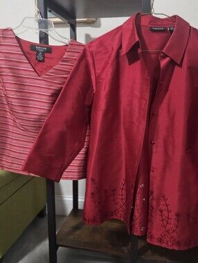 100% Silk. Four Pieces